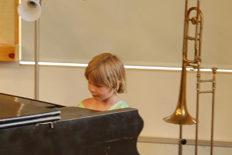35 - A Young Performer at the Talent Show.jpg - A young Stone Church child performs at the Talent Show.